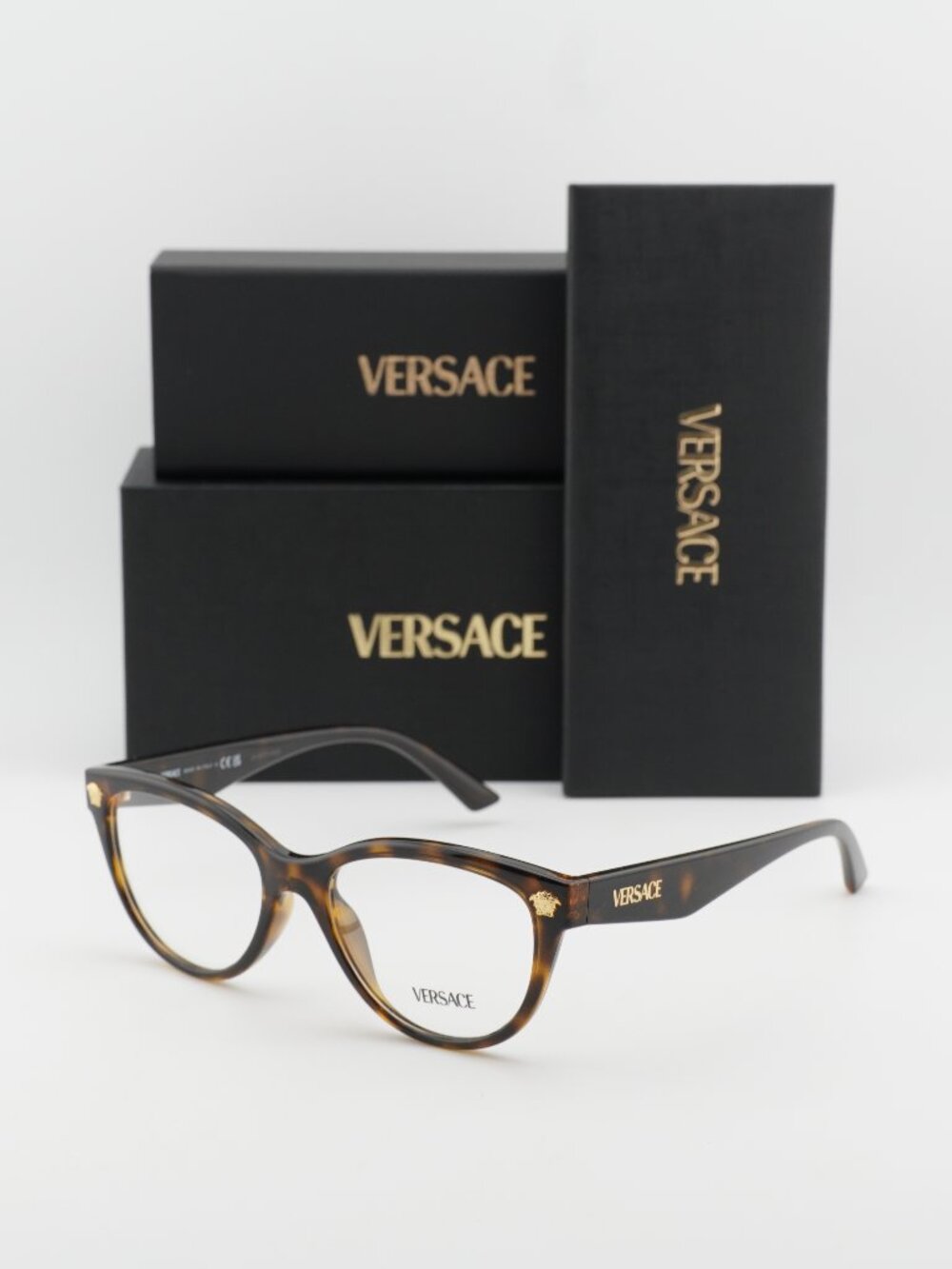 Versace VE3365U 108 Cat Eye Eyeglasses – Havana 52mm